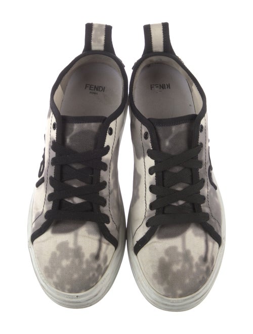 Fendi Canvas Printed Sneakers