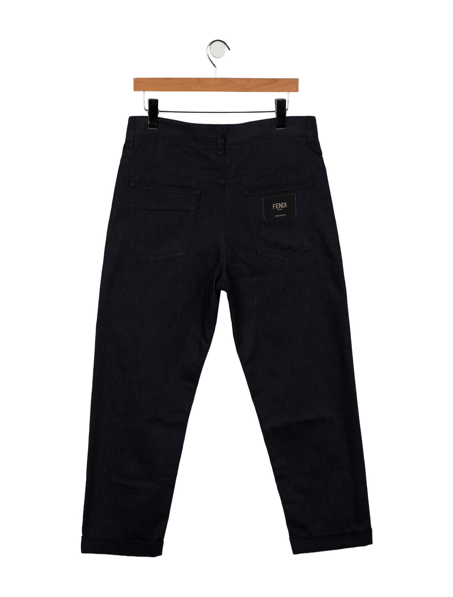 Fendi Zucca FF Logo Relaxed Fit Jeans w/ Tags