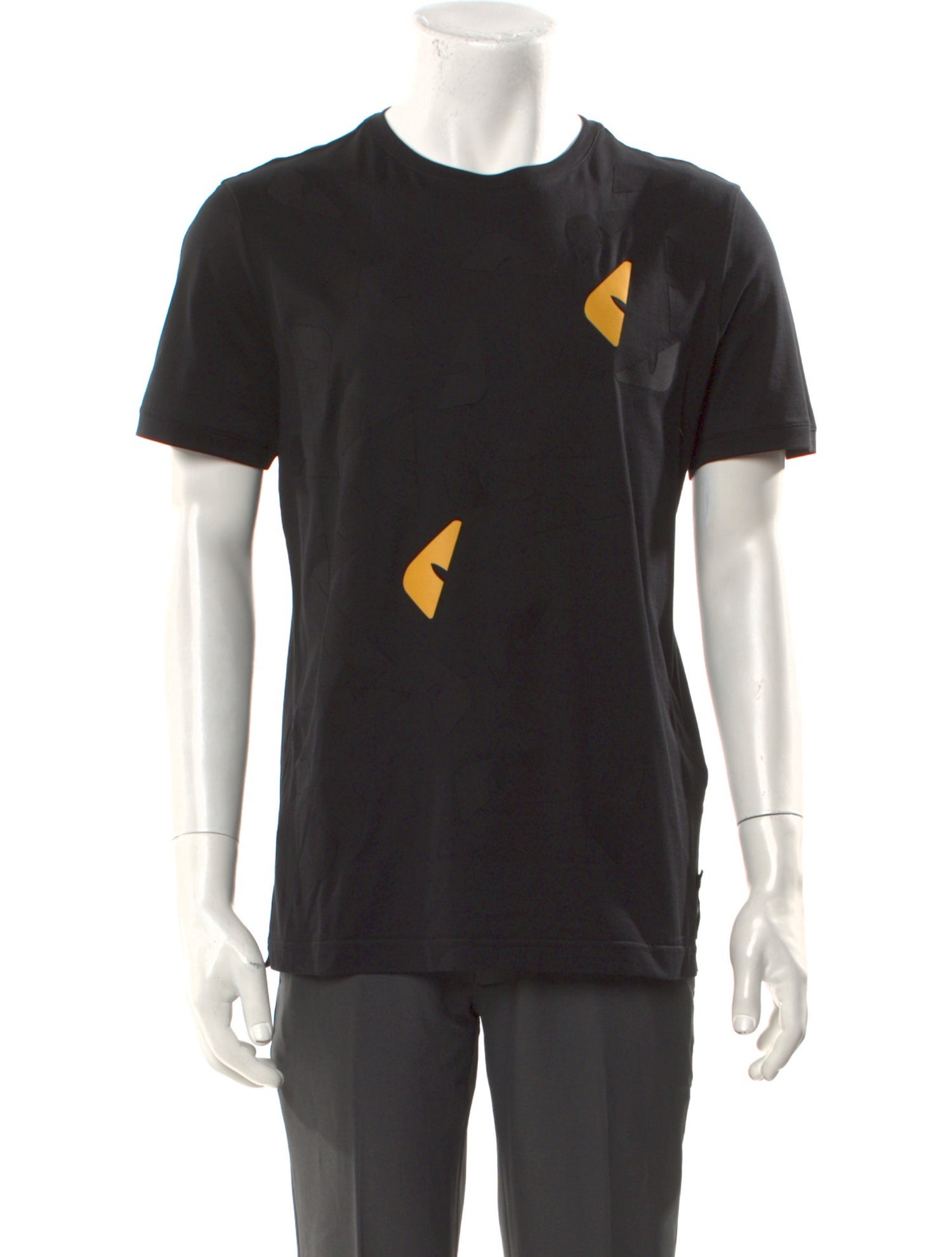 Fendi Zucca FF Logo Graphic Print T-Shirt