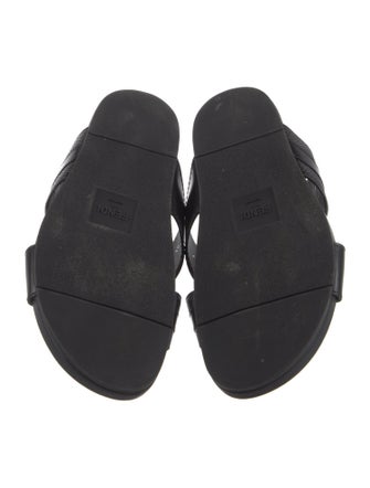 Fendi Leather Slides
