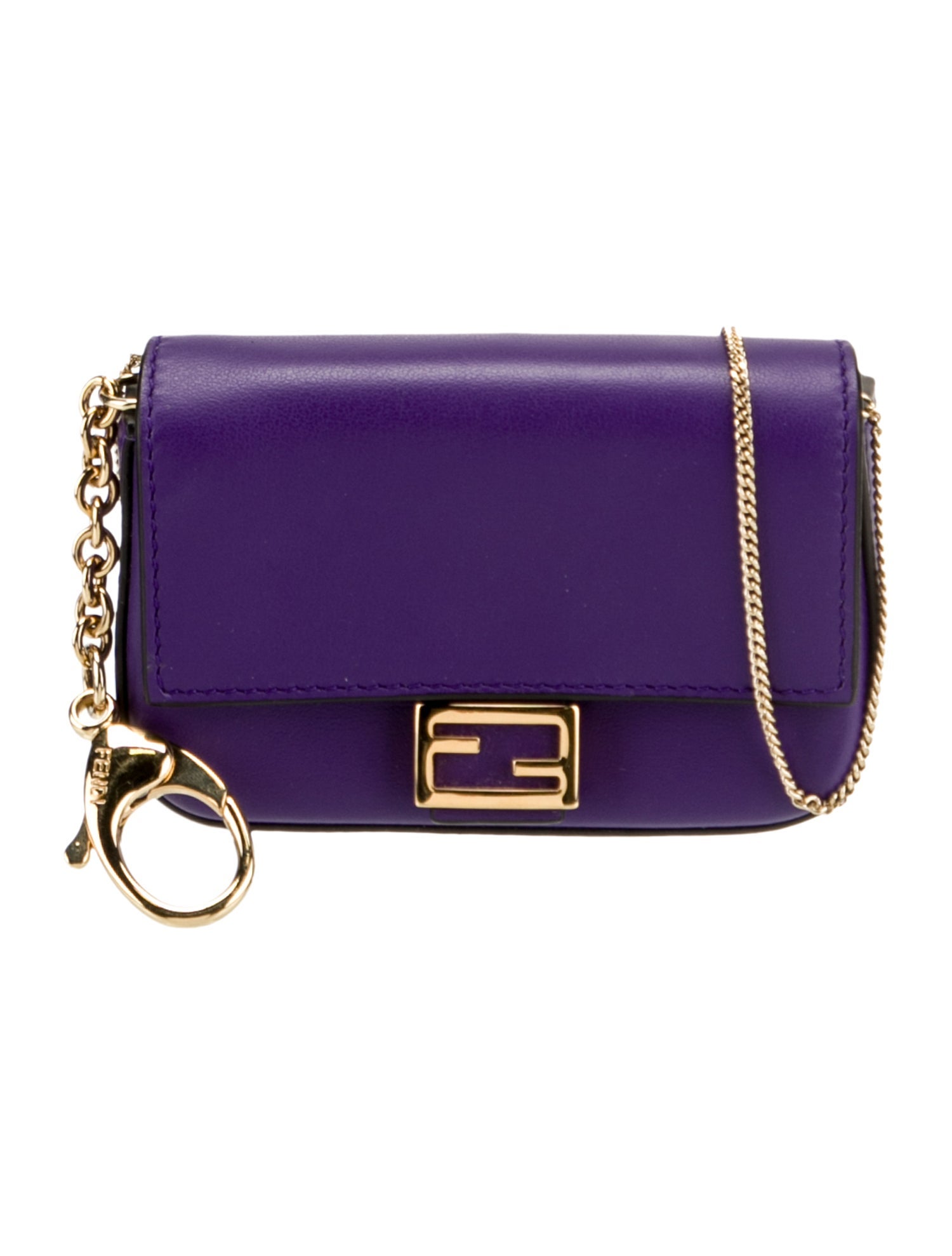 Fendi Leather Baguette Nano