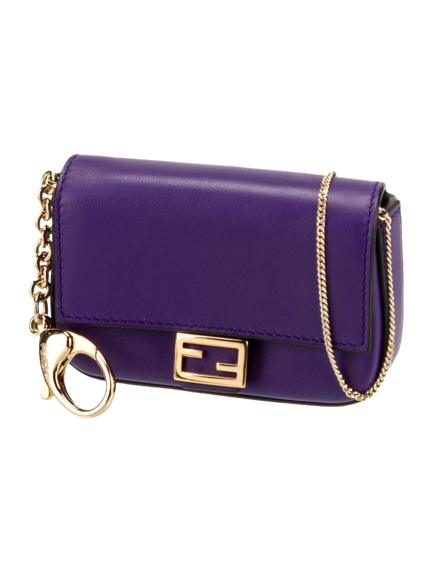 Fendi Leather Baguette Nano