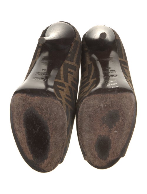 Fendi Zucca FF Logo Canvas Pumps