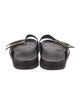 Fendi Zucca FF Logo Leather Slides