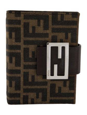 Fendi Zucca FF Canvas Agenda Cover