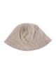 Fendi Zucca FF Wool Knit Kids Bucket Hat