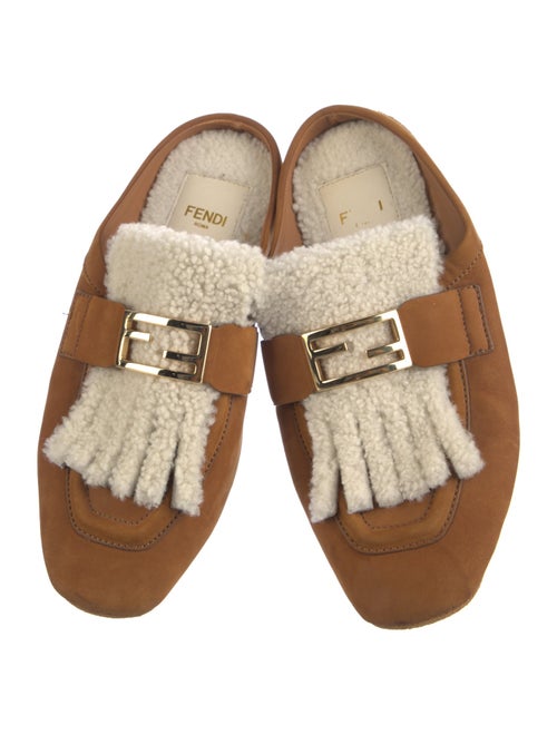 Fendi Suede Mules