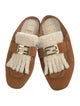 Fendi Suede Mules