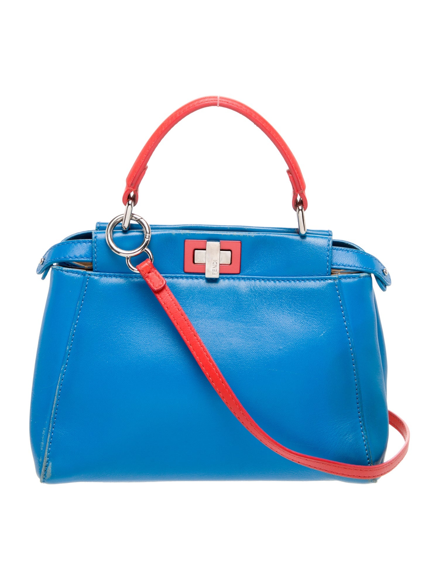 Fendi Leather Peekaboo Mini