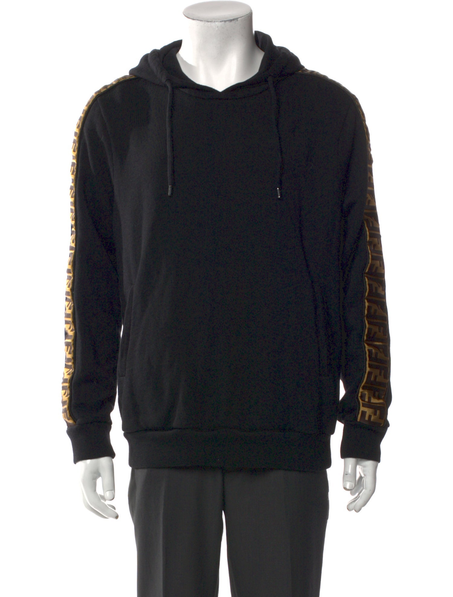 Fendi Zucca FF Logo Graphic Print Hoodie