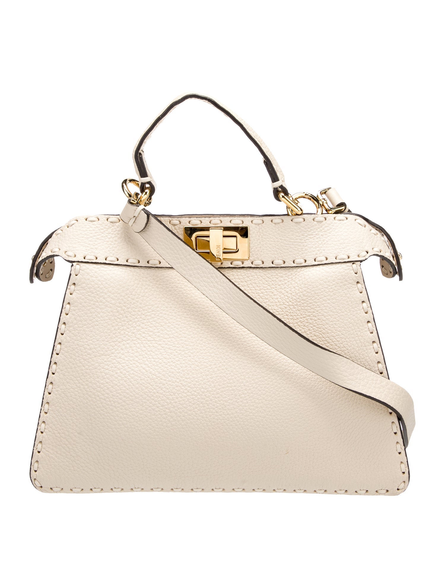 Fendi Leather Peekaboo Small 2023