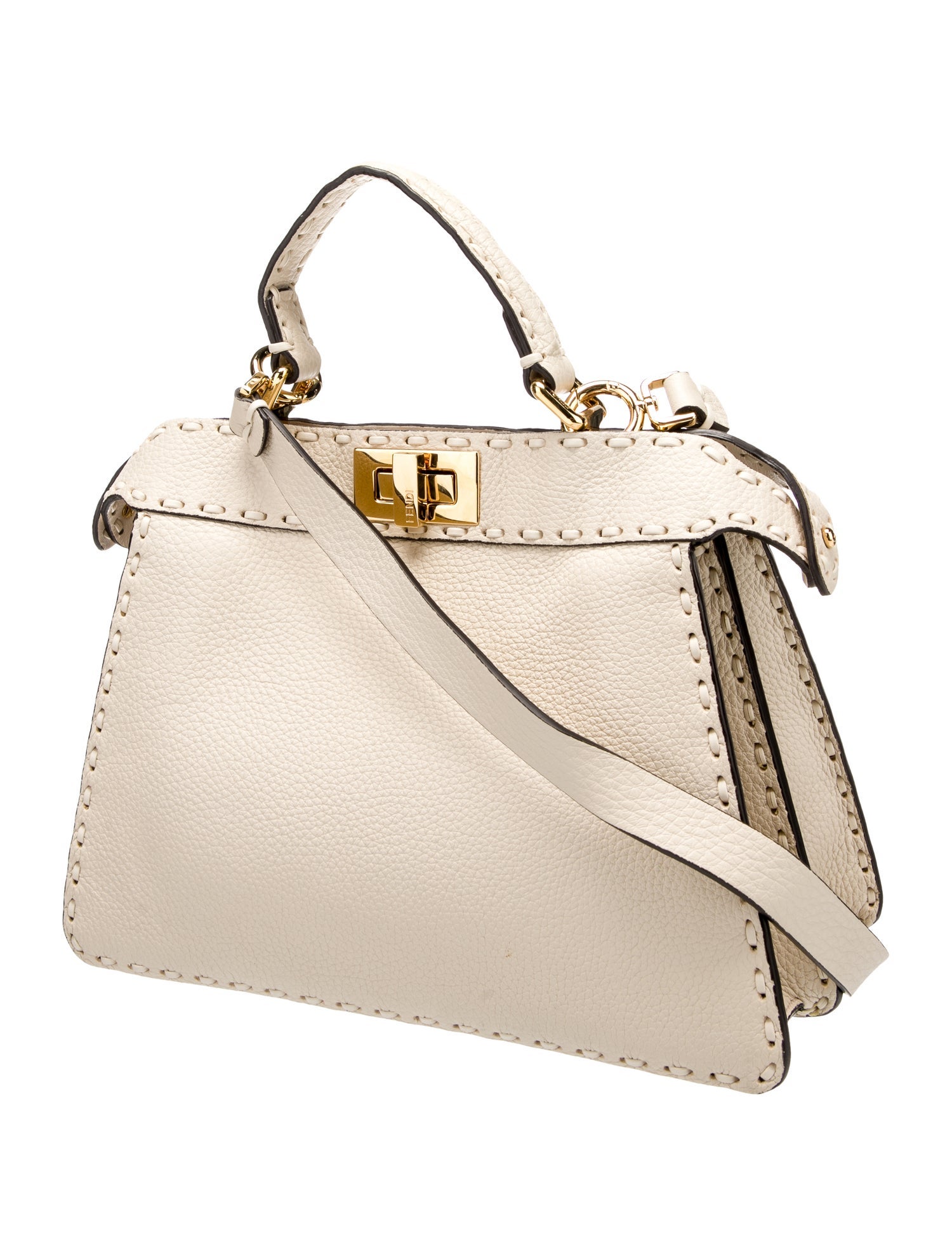 Fendi Leather Peekaboo Small 2023