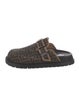 Fendi Zucca FF Logo Canvas Slippers