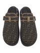 Fendi Zucca FF Logo Canvas Slippers