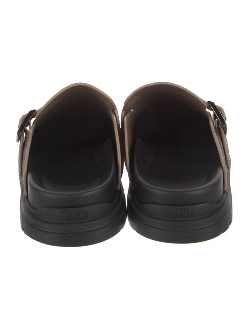 Fendi Zucca FF Logo Canvas Slippers