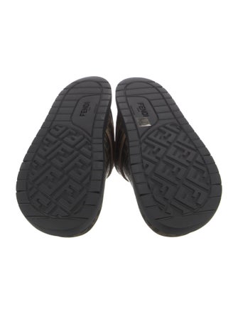 Fendi Zucca FF Logo Canvas Slippers