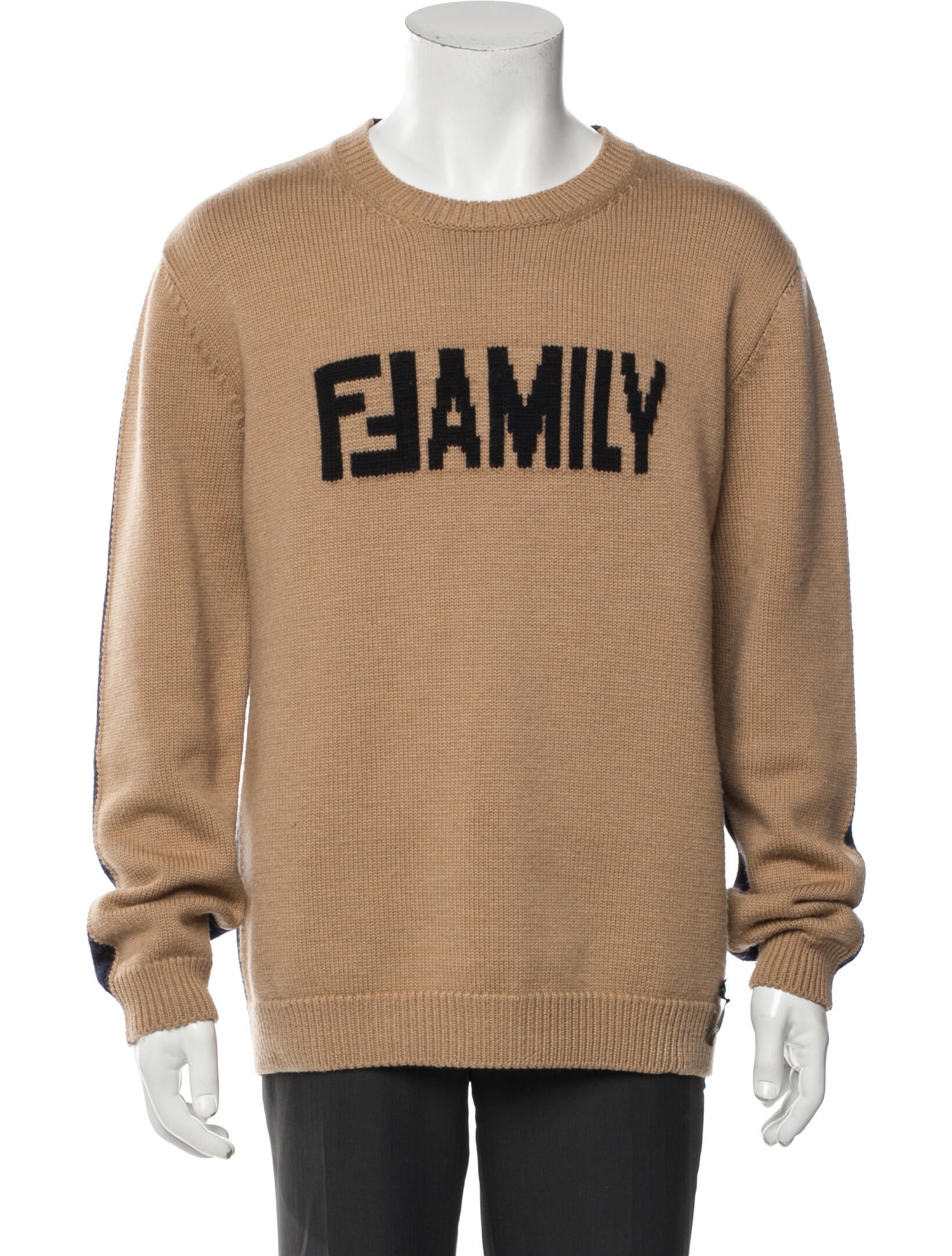 Fendi Graphic Print Crew Neck Pullover