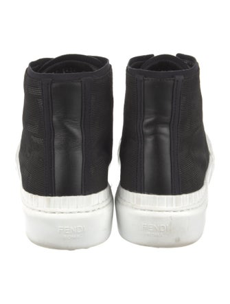 Fendi Zucca FF Logo Nylon Sneakers