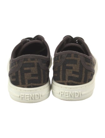 Fendi Zucca FF Logo Canvas Sneakers