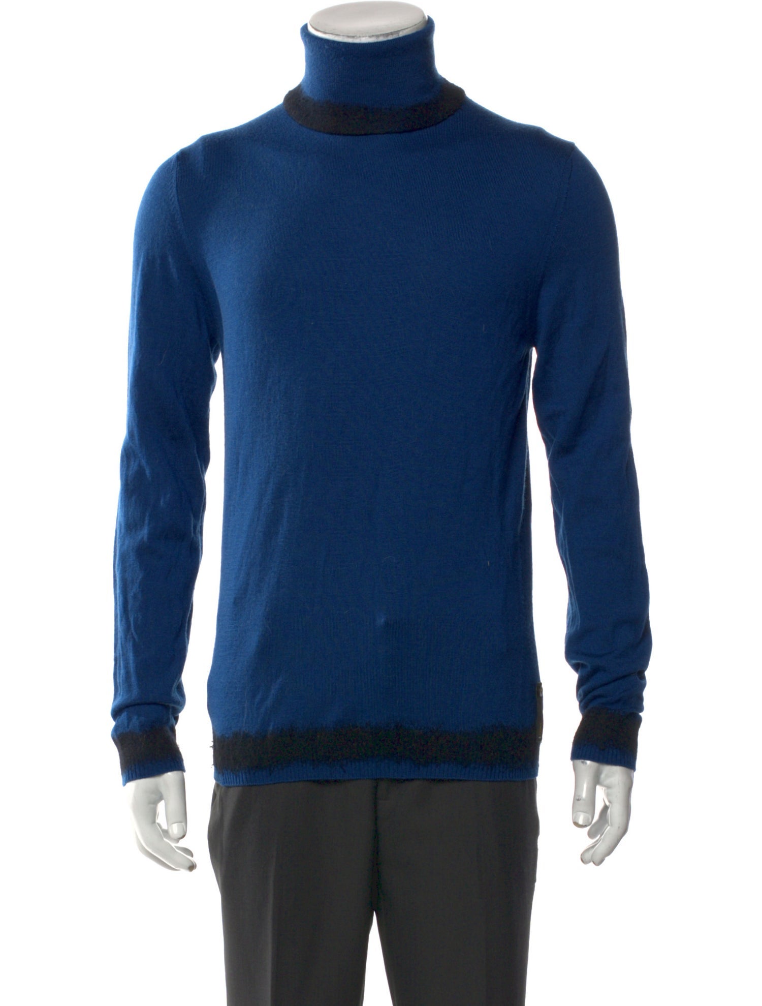 Fendi Zucca FF Logo Turtleneck Pullover