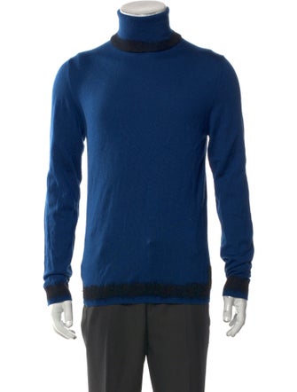 Fendi Zucca FF Logo Turtleneck Pullover