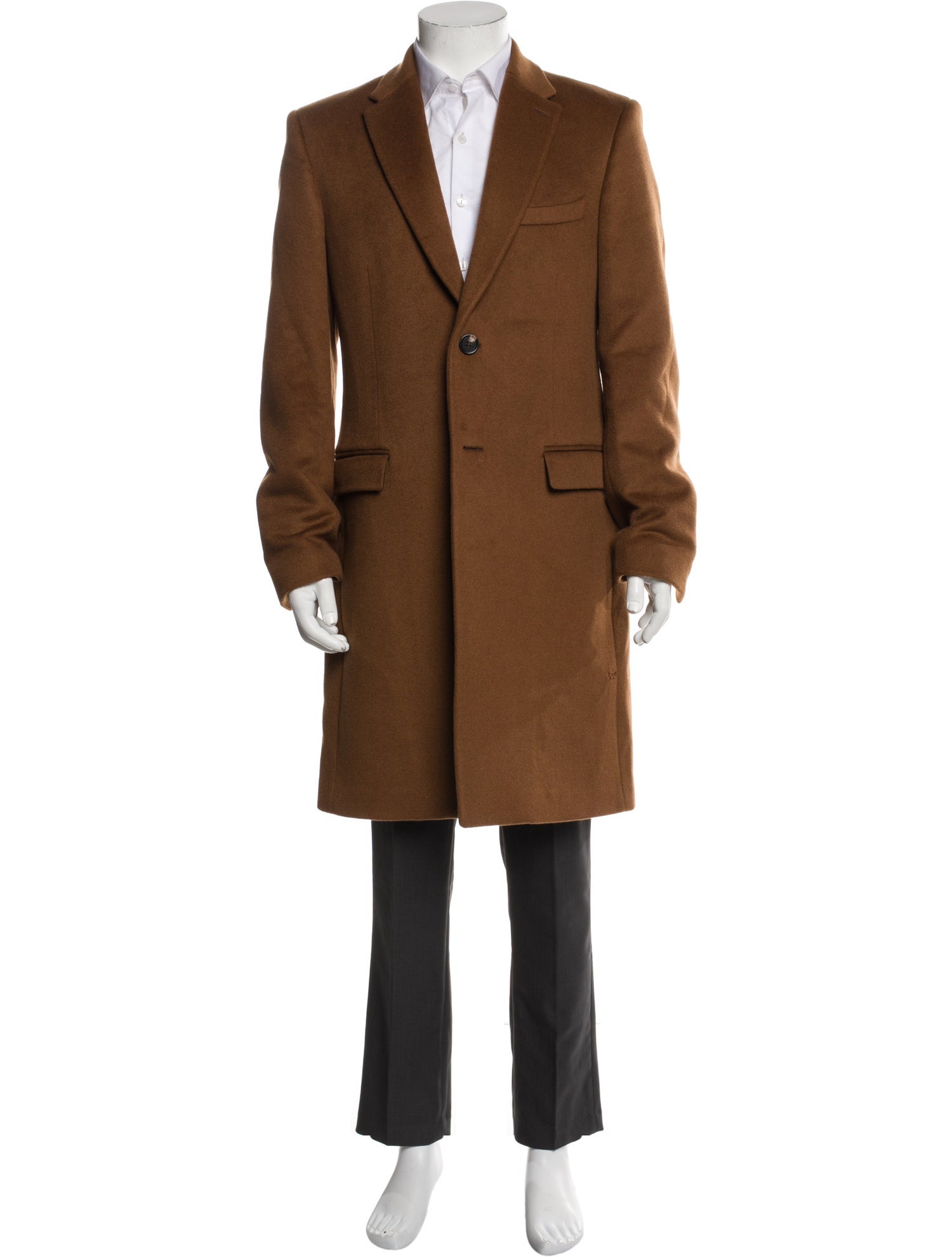 Fendi Zucca FF Logo Cashmere Overcoat