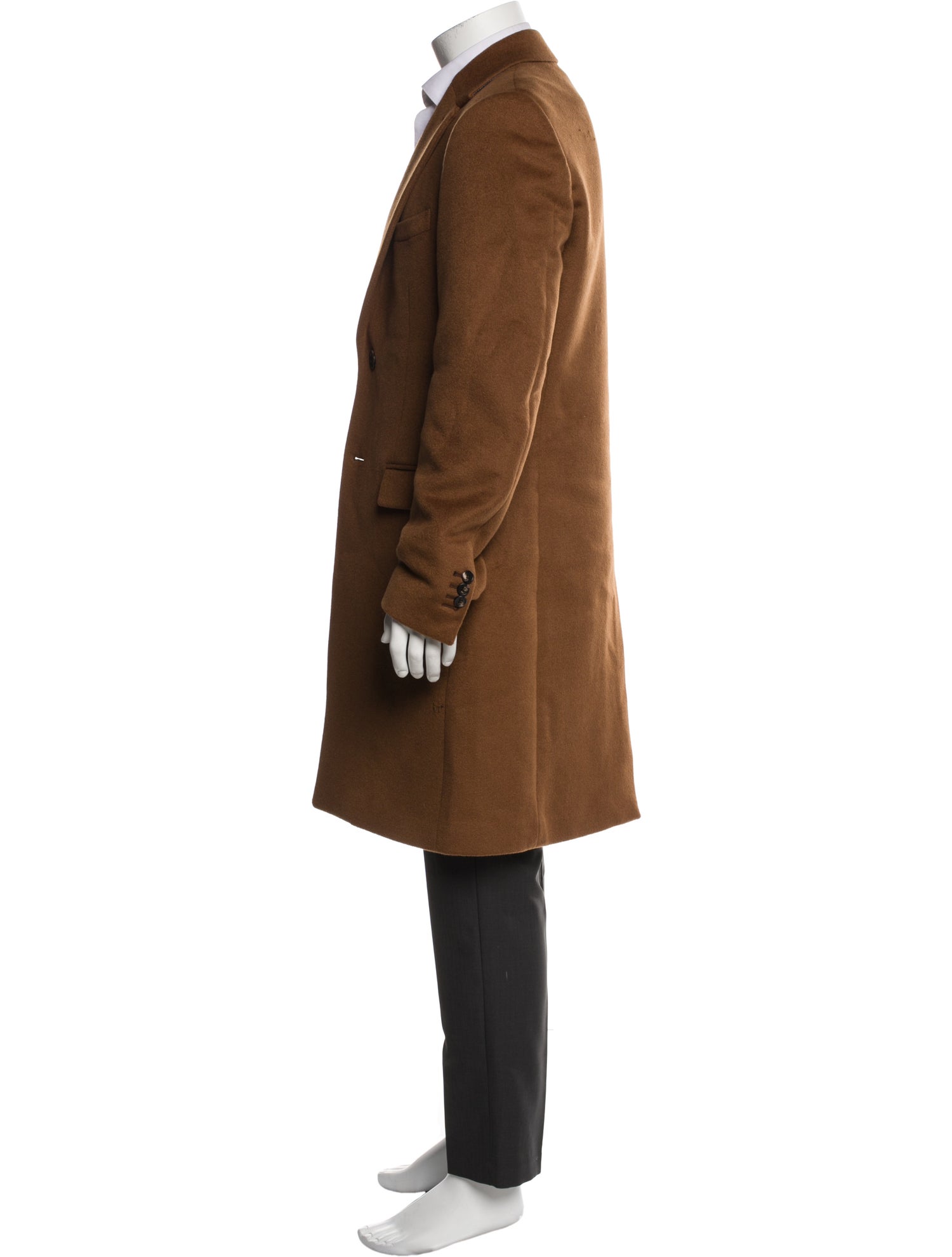 Fendi Zucca FF Logo Cashmere Overcoat