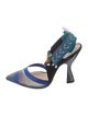 Fendi Mesh Printed Pumps