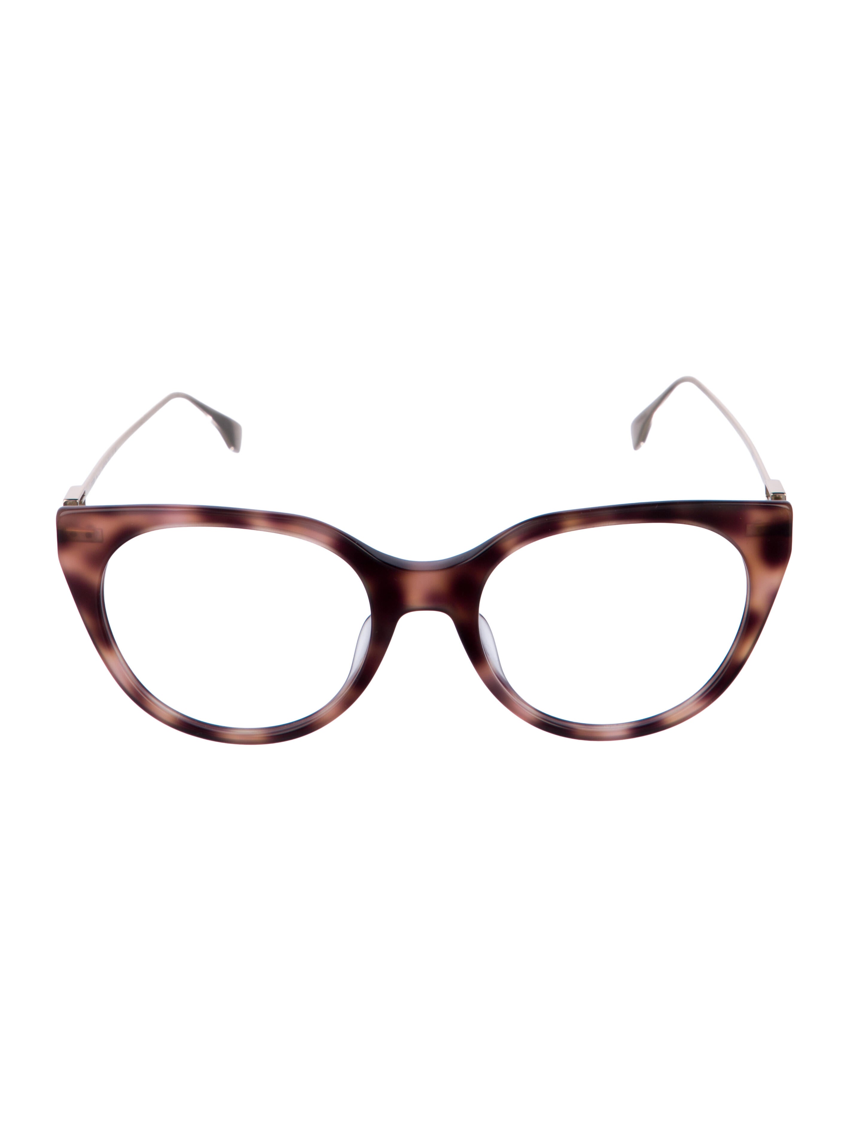 Fendi Zucca FF Logo Cat-Eye Eyeglasses
