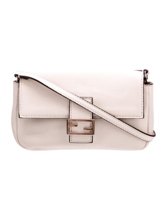 Fendi Leather Baguette Micro