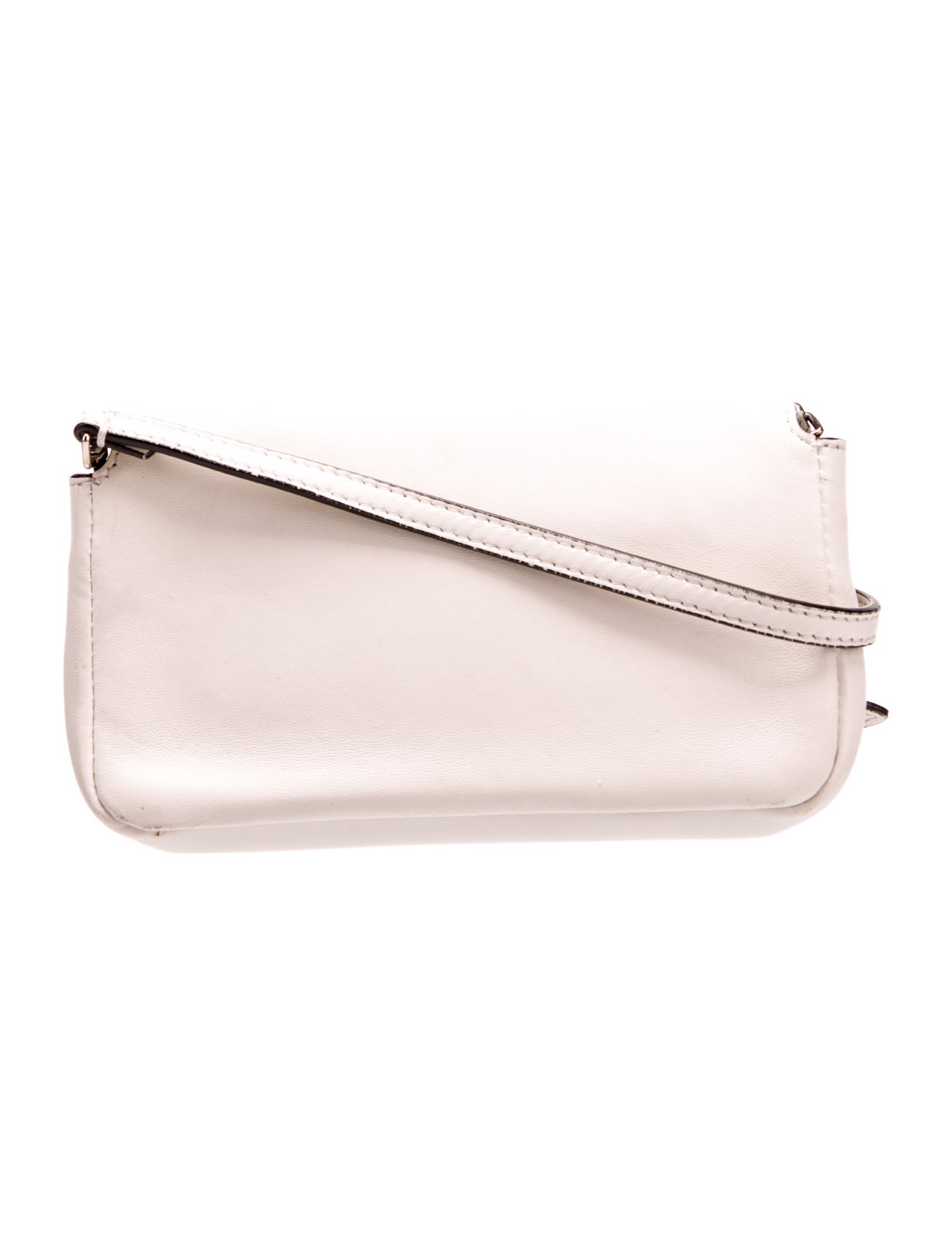 Fendi Leather Baguette Micro