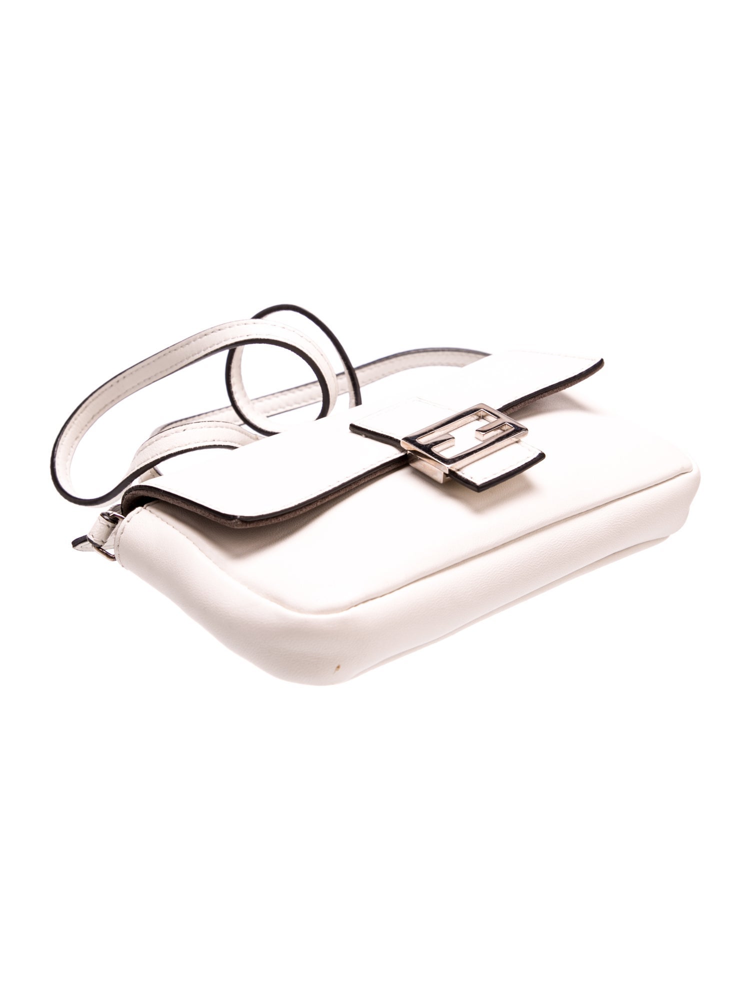 Fendi Leather Baguette Micro