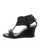 Fendi Patent Leather T-Strap Sandals