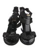 Fendi Patent Leather T-Strap Sandals