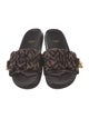 Fendi Zucca FF Logo Printed Slides