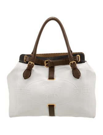 Fendi Leather Top Handle Bag