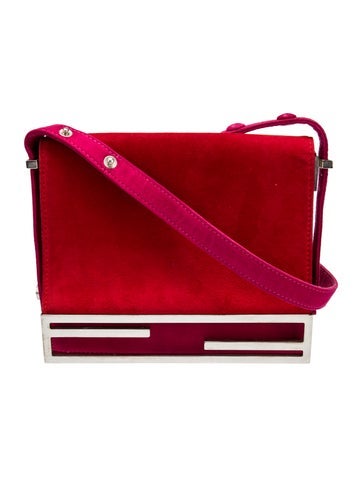 Fendi Shoulder Bags Suede Bag