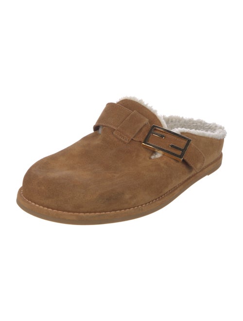 Fendi Suede Mules