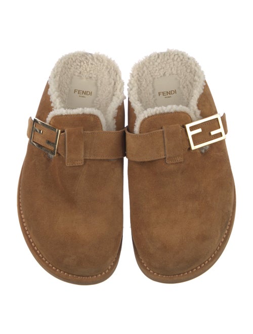 Fendi Suede Mules