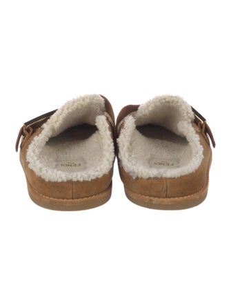 Fendi Suede Mules