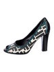 Fendi Zucca FF Logo Canvas Pumps