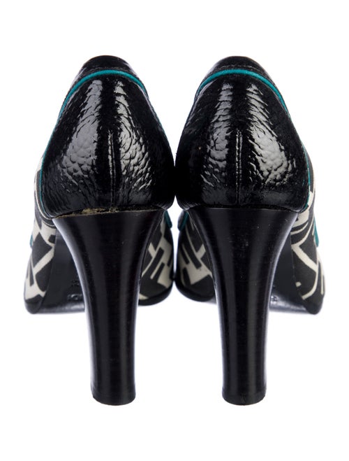 Fendi Zucca FF Logo Canvas Pumps