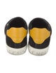 Fendi Monsters Motif Suede Sneakers
