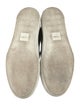 Fendi Monsters Motif Suede Sneakers