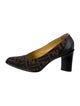 Fendi Zucca FF Logo Canvas Pumps