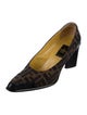 Fendi Zucca FF Logo Canvas Pumps