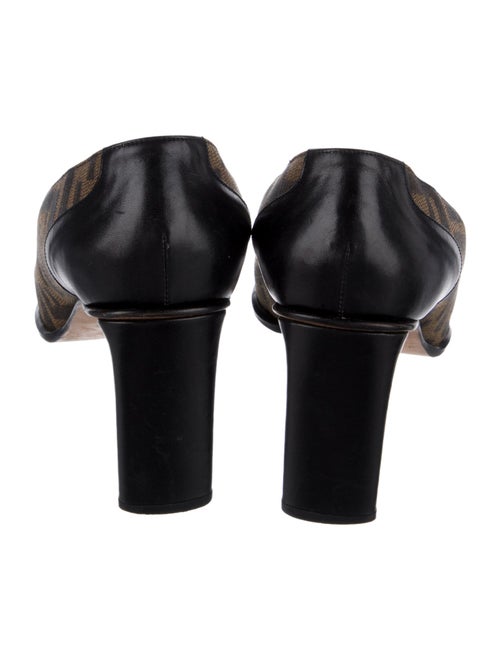 Fendi Zucca FF Logo Canvas Pumps