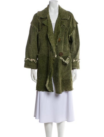 Fendi Coats Vintage 1990's Faux Fur Coat Us2, It38 | XS