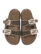 Fendi Zucca FF Logo Canvas Slides