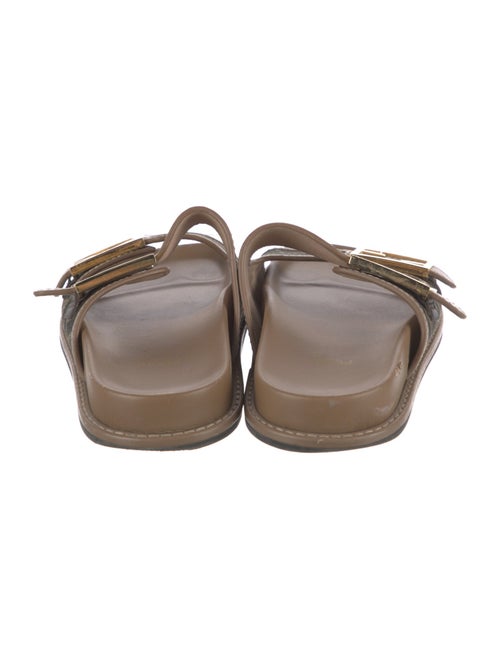 Fendi Zucca FF Logo Canvas Slides